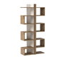 Hanah Home Estantería de Roble Moderna 78x170x29.5 cm, 100% Tablero Partículas Recubierto Melamina, Color Sólido